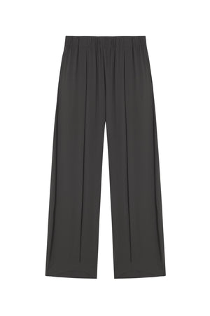 Sabrina, graphite stretch silk pants