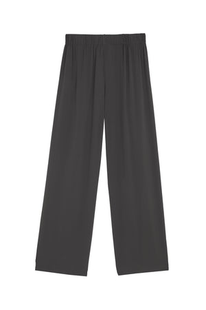 Sabrina, graphite stretch silk pants