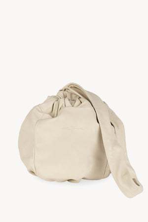 Sack L, sand large leather bag