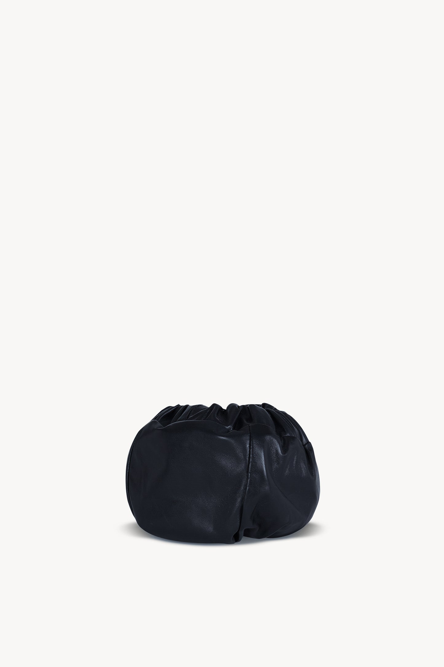 Sack S, small pure navy leather bag