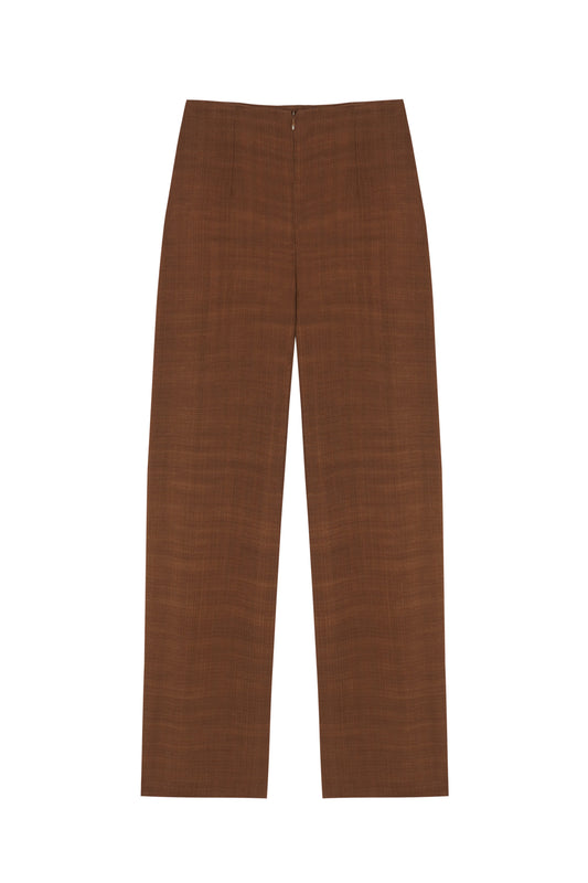 Saga, pantalon largo canela