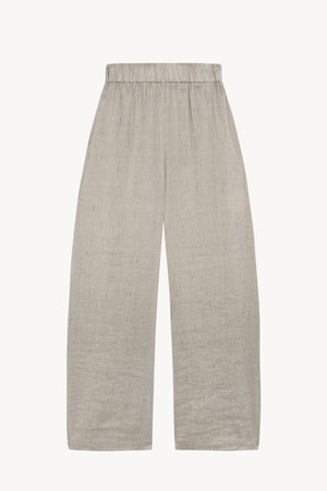 Sal, pantalon de rayas gris plata