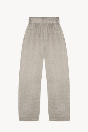 Sal, pantalon de rayas gris plata