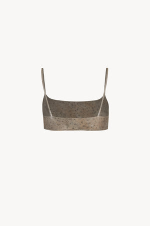 Salma, bikini bandeau dejavu print