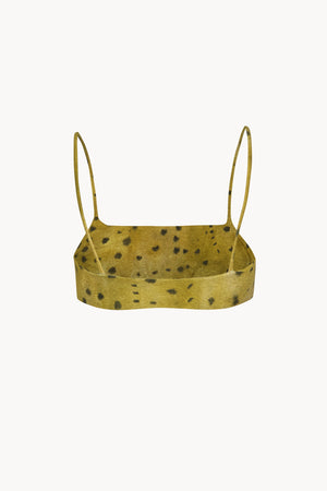 Salma, bikini bandeau llimona print