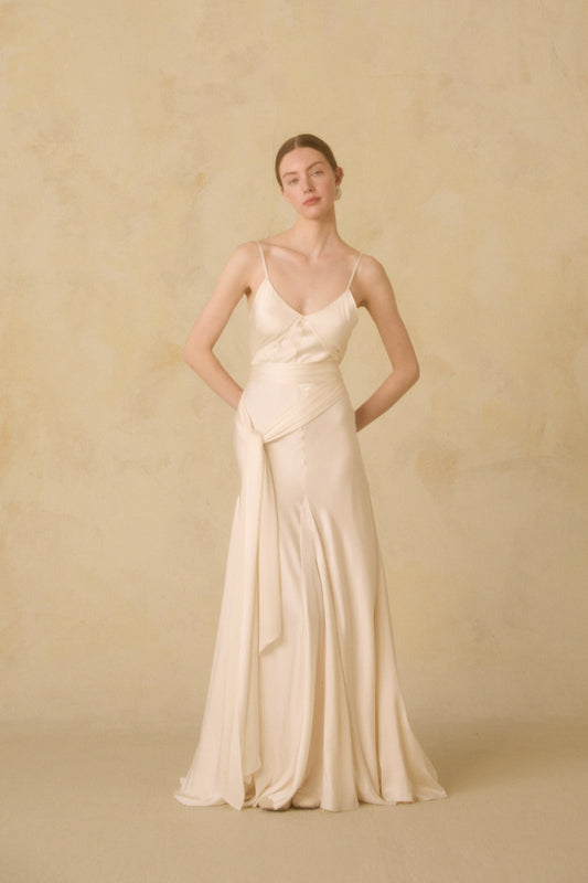 Vestido y chaqueta Salvia