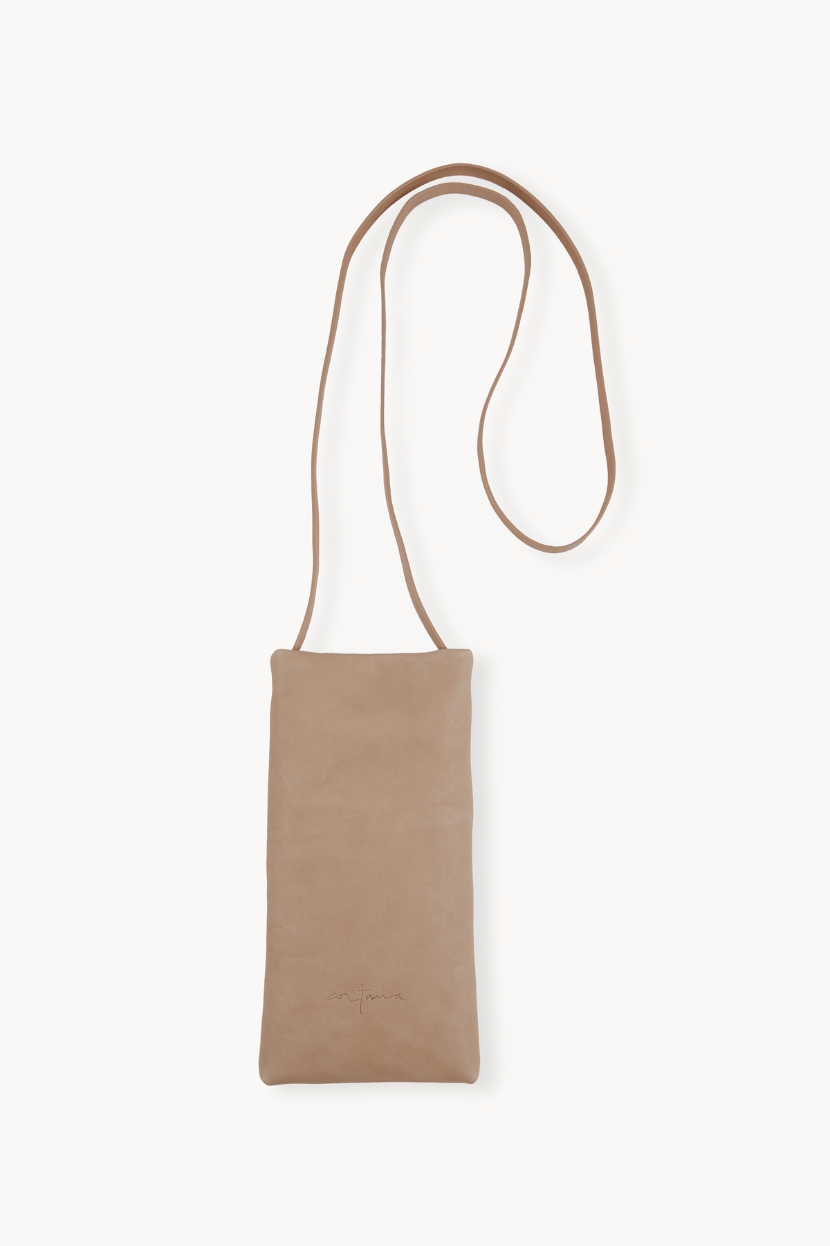 Sen, camel leather mini bag