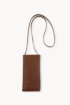 Sen, chestnut leather mini bag