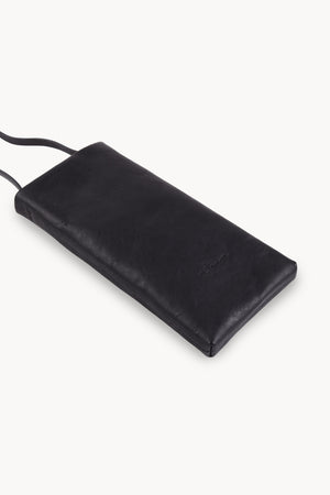 Sen, black leather mini bag