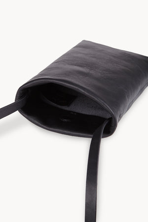 Sen, black leather mini bag