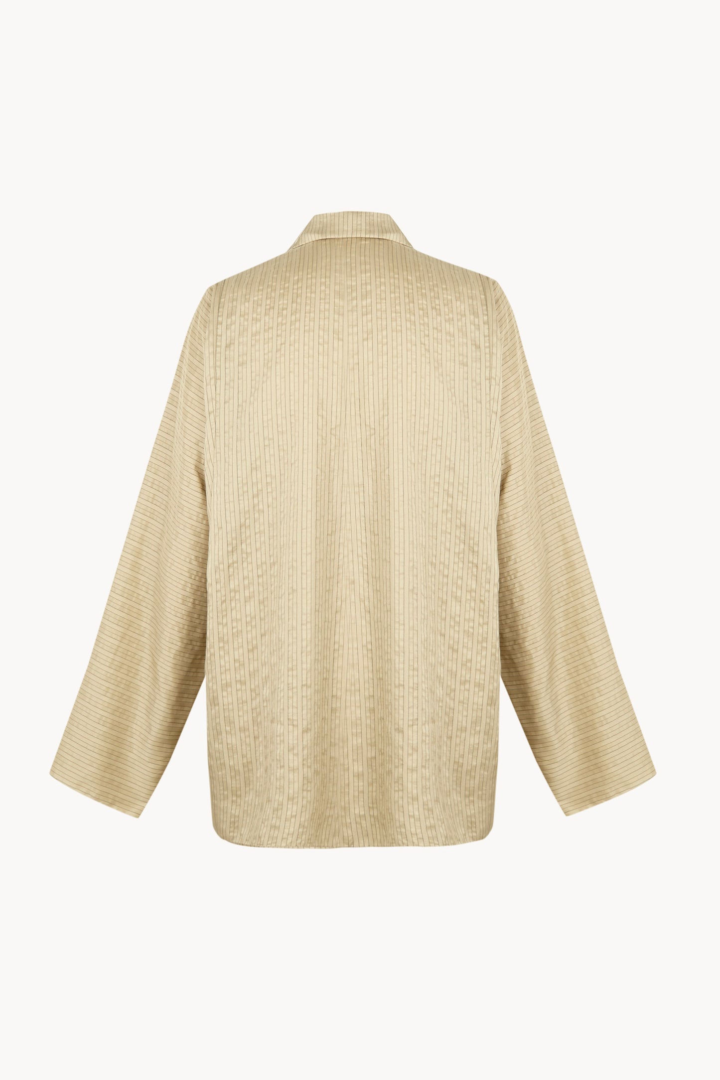 Sentido, camisa oversize de seda a rayas