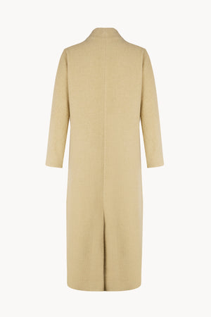 Silence, vanilla cashmere and linen coat