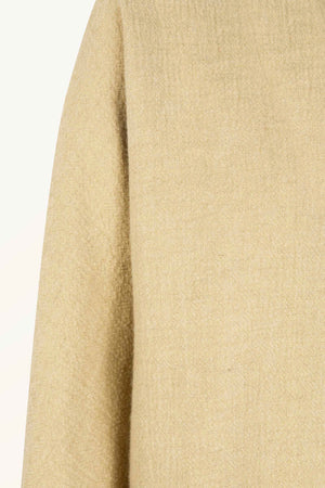 Silence, vanilla cashmere and linen coat