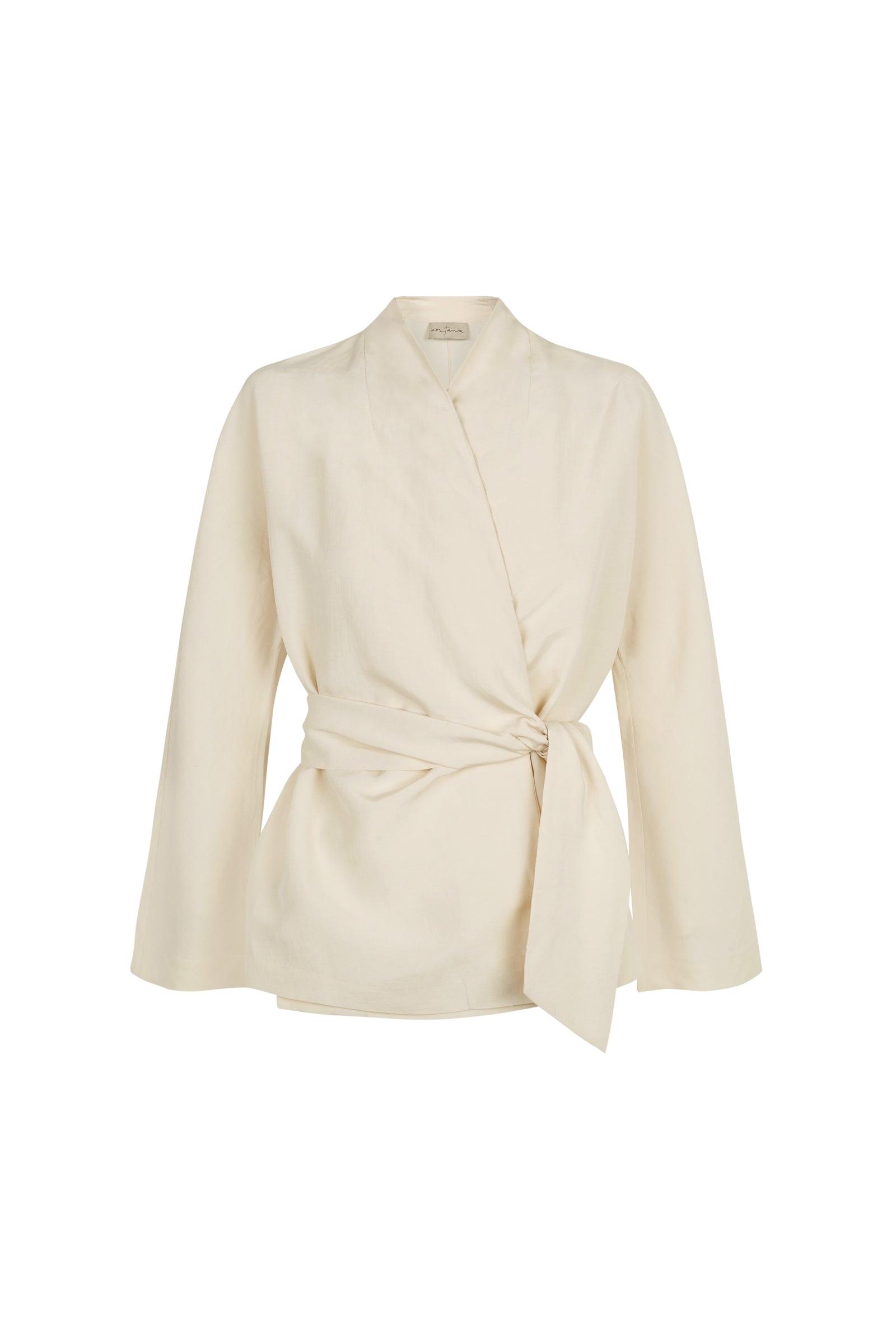 Linen on sale wrap jacket