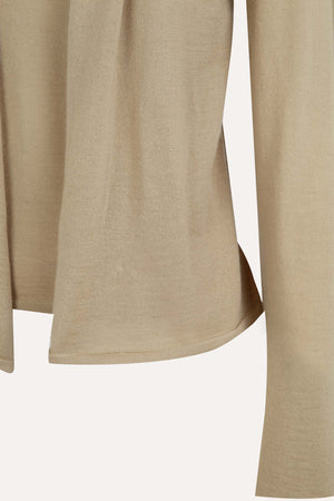 Nua, jersey de cachemir beige