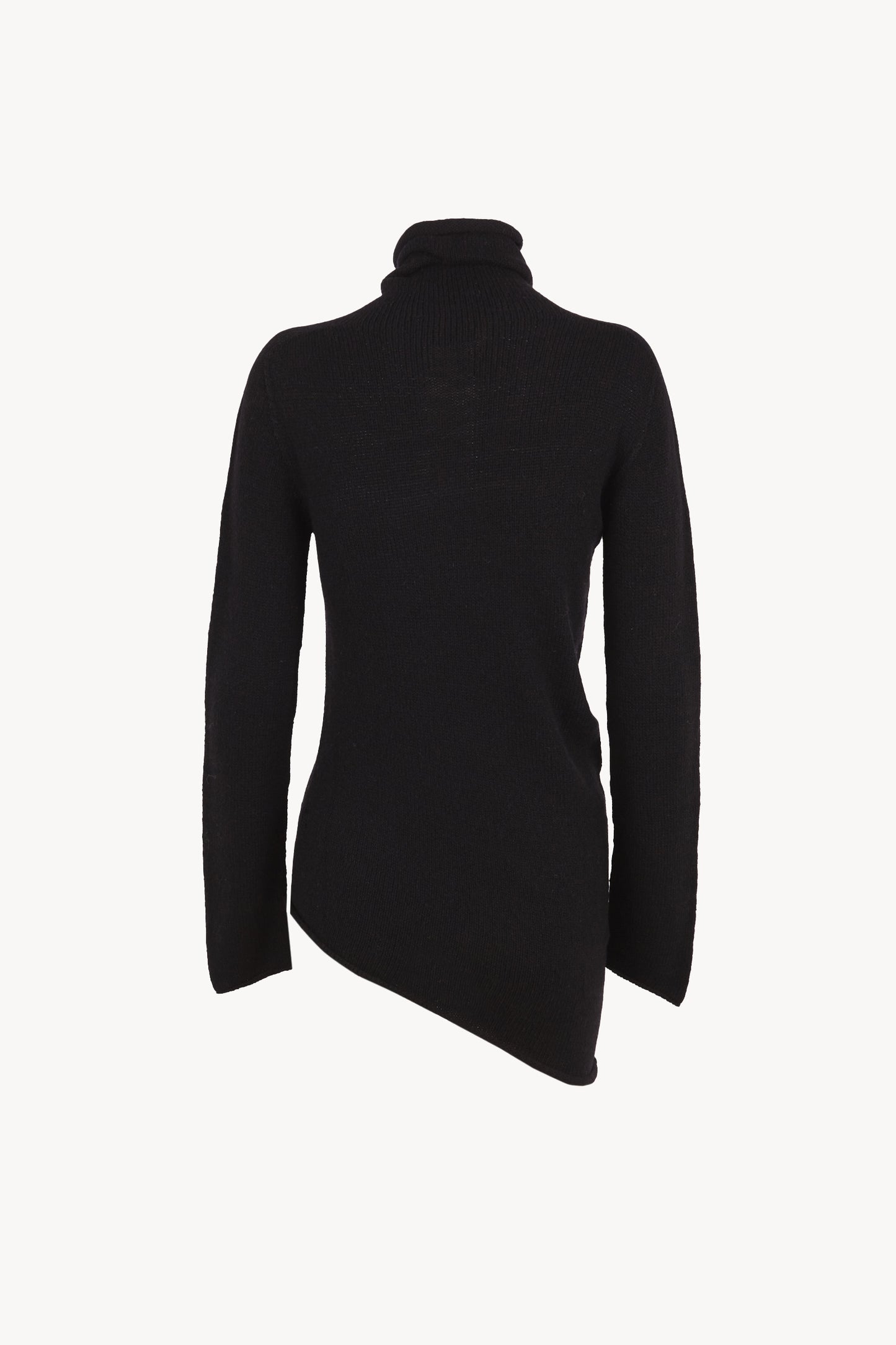 Snow, jersey de cuello alto en lana y cachemir negro