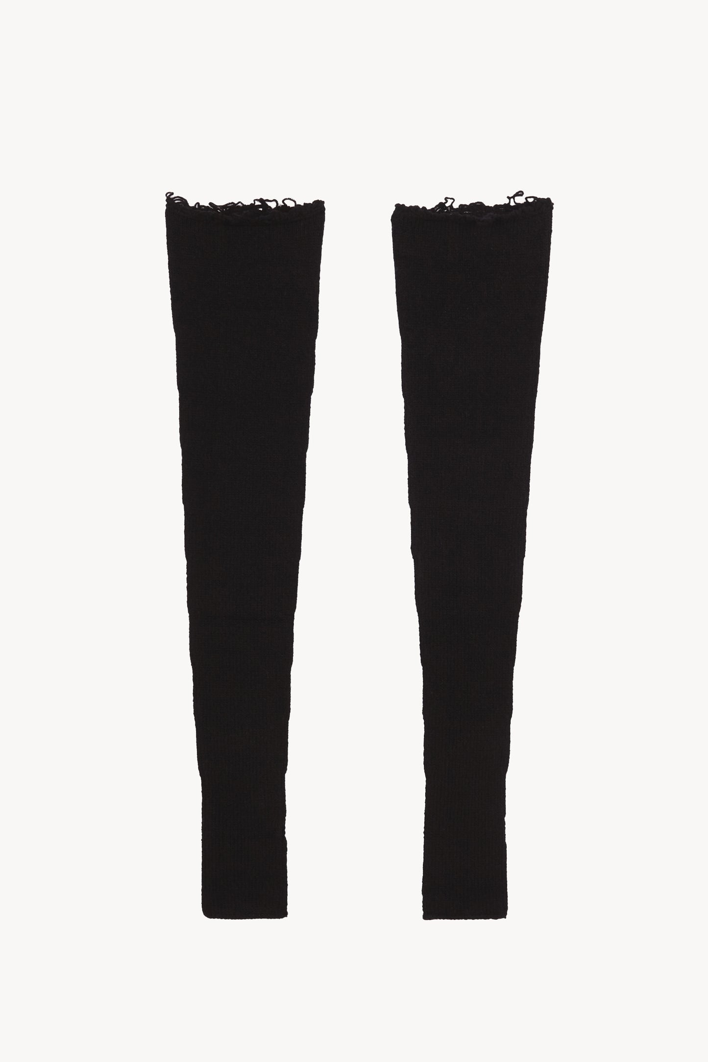 Snow, manguitos largos en lana y cachemir negro