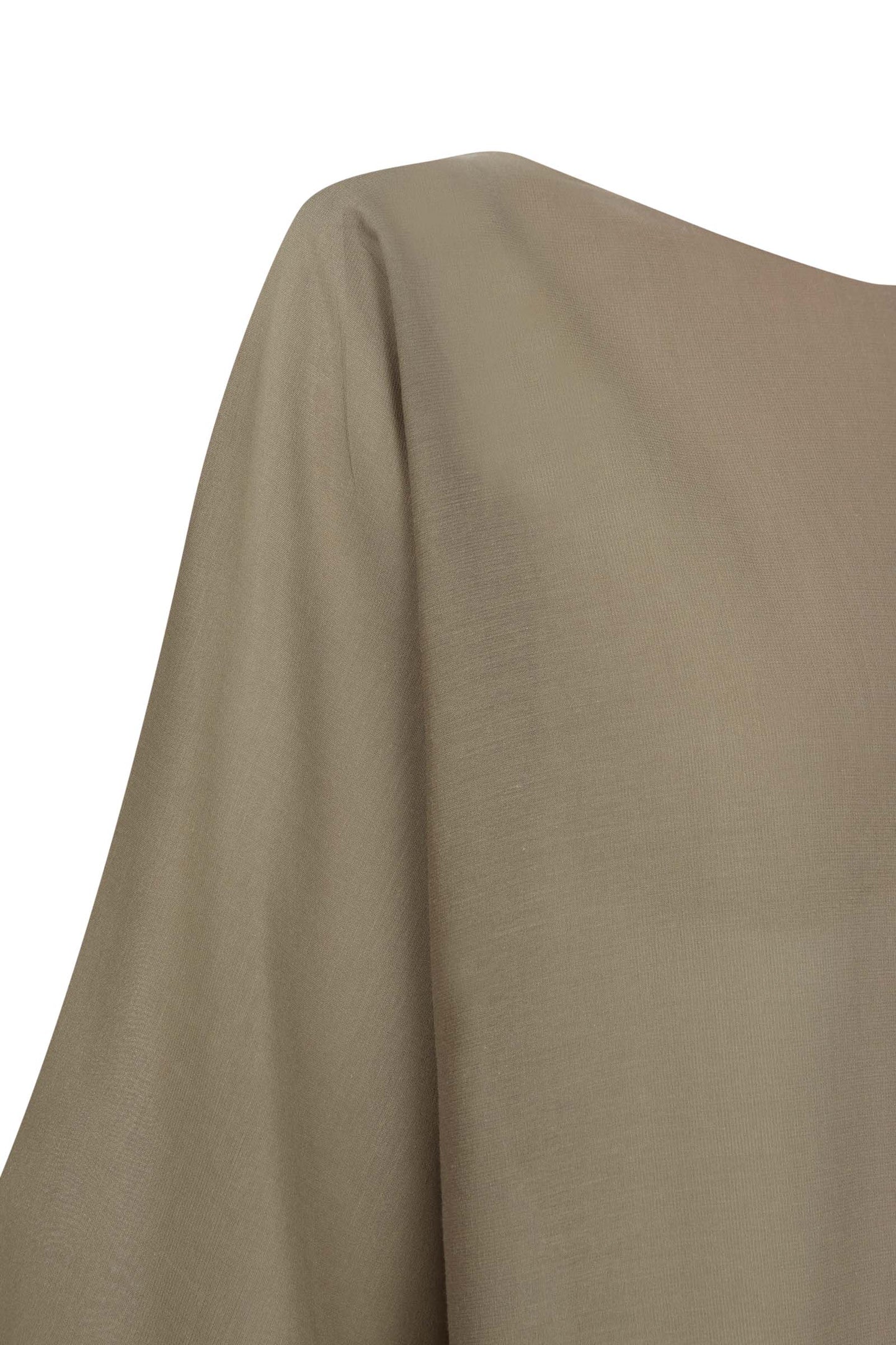 Sol, khaki green cotton voile t-shirt