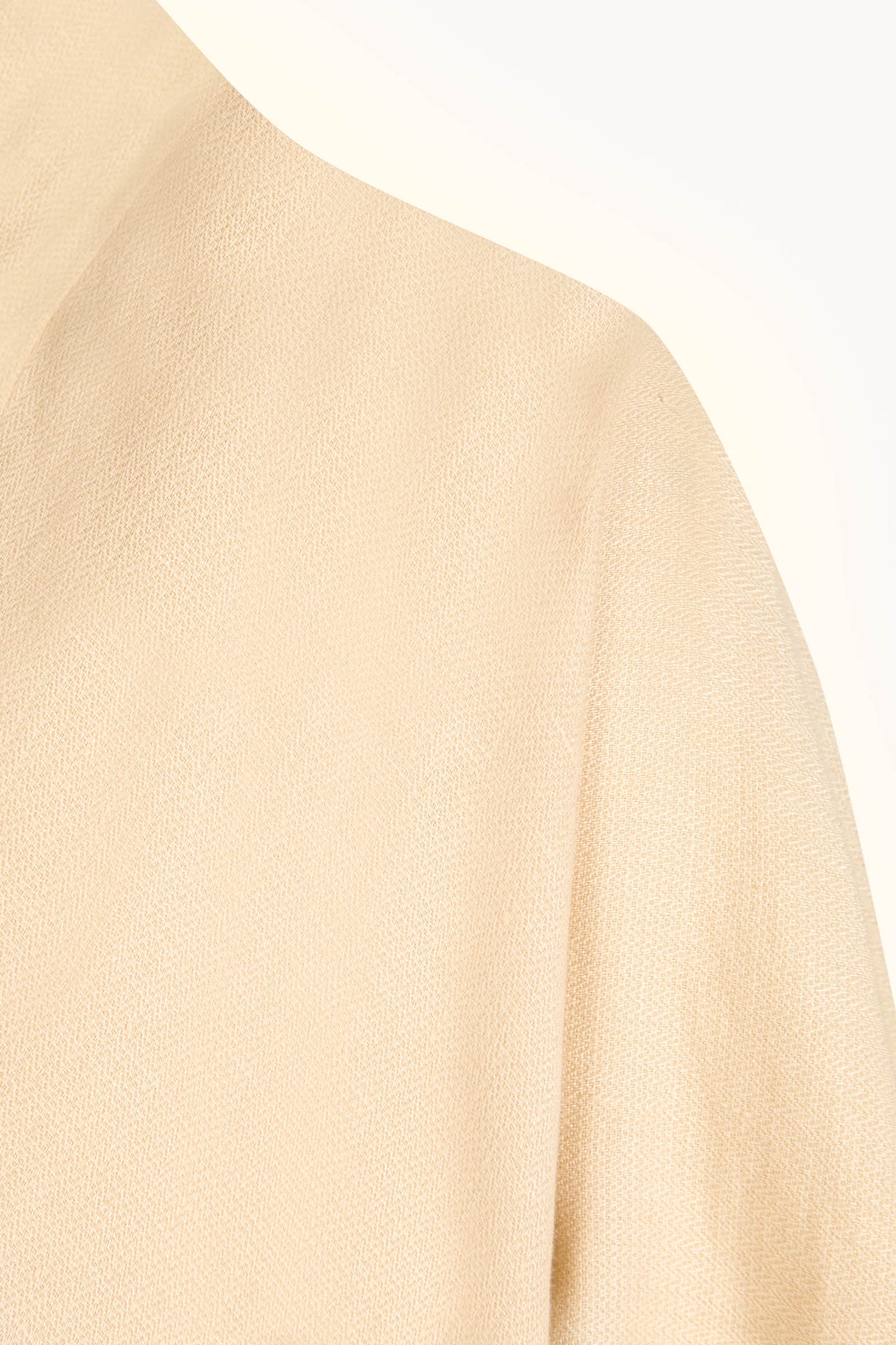 Solar, sand wool and linen long jacket