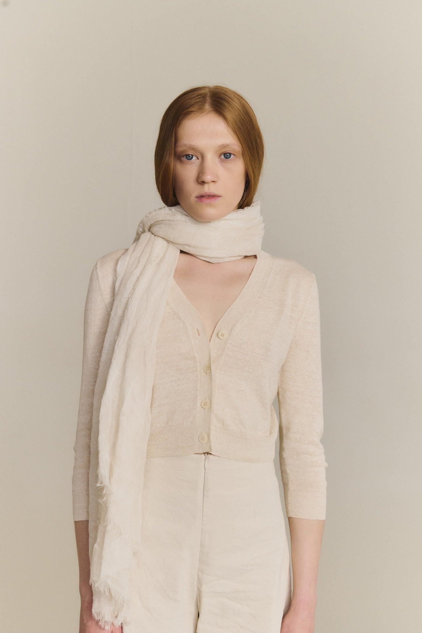 Sombra, foulard maltinto crudo