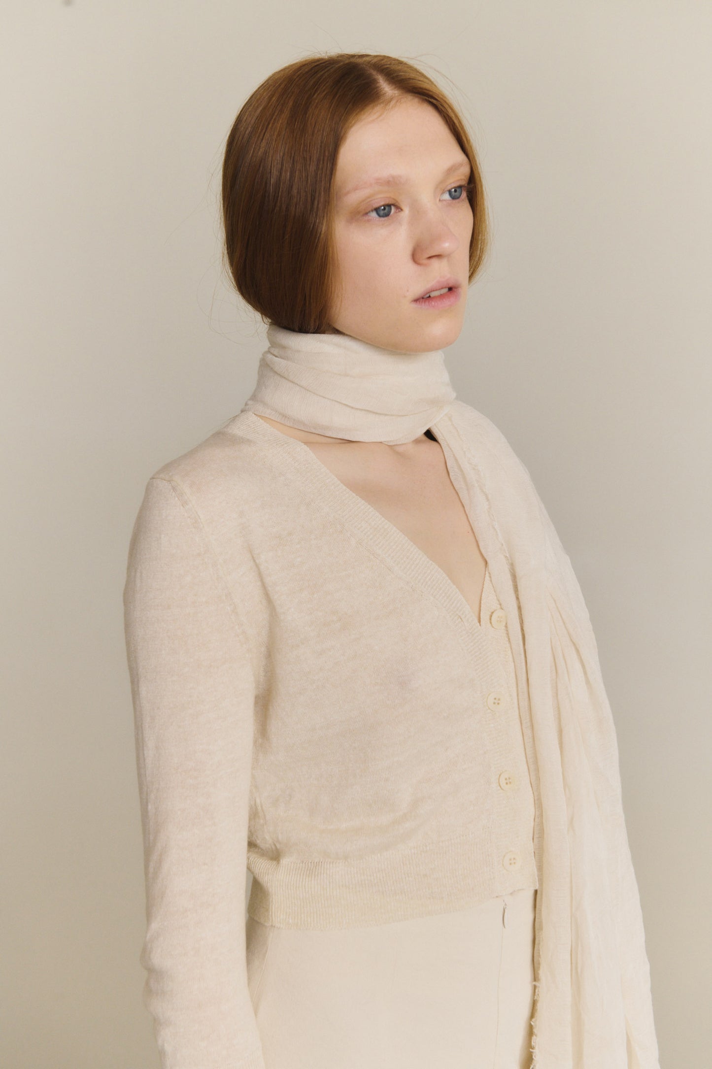 Sombra, foulard maltinto crudo