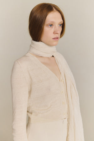 Sombra, foulard maltinto crudo