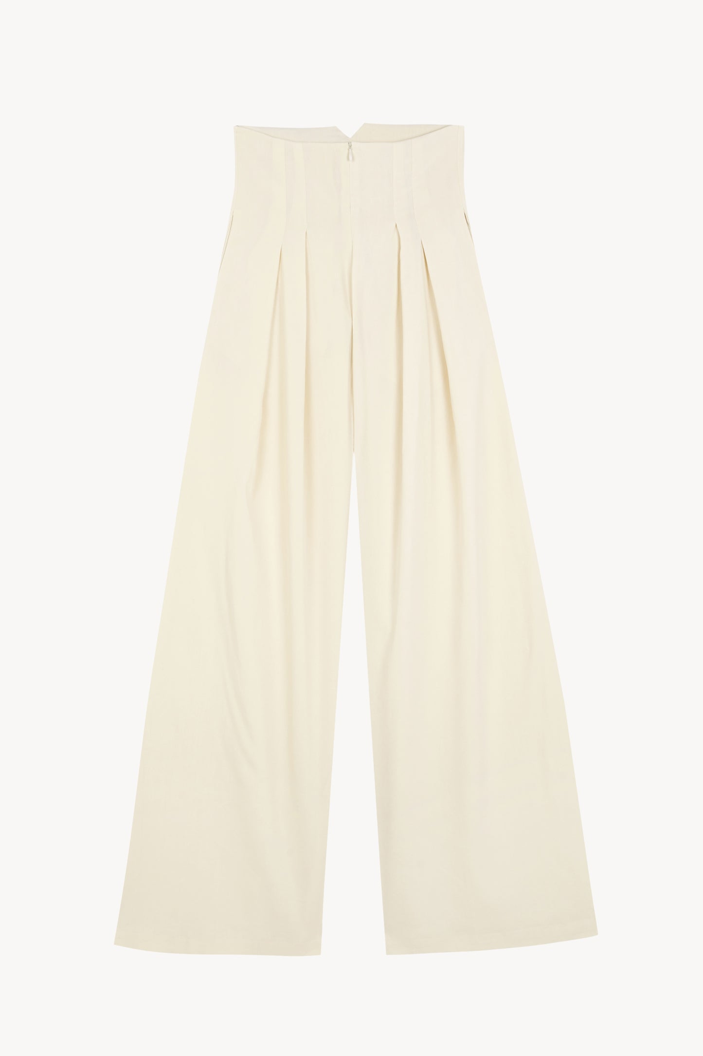 Soto, ivory linen pants