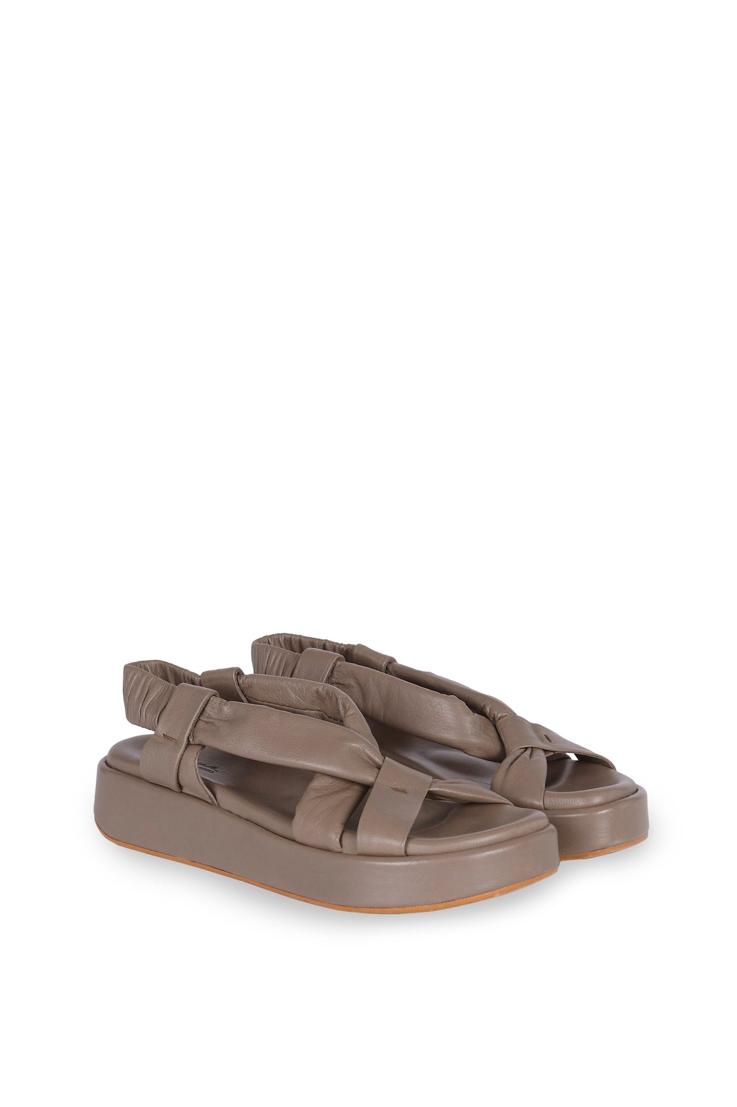 Suro, gray flat sandal  