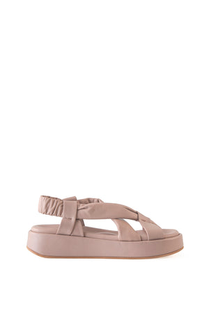 Suro, pink leather sandals