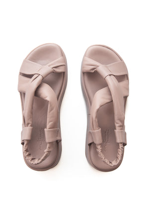 Suro, pink leather sandals