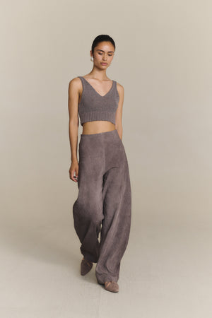 Sabina, fade mauve trousers
