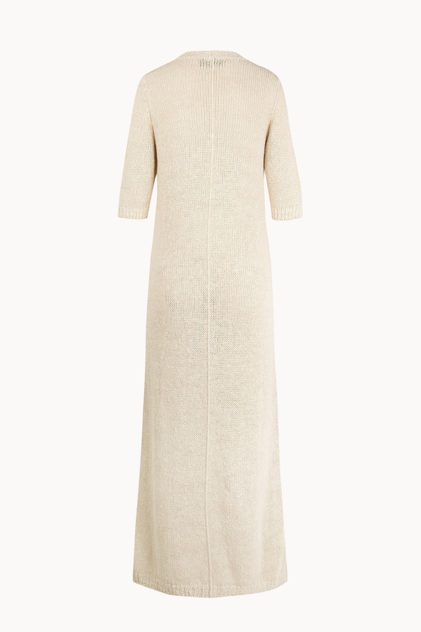 Sylva, vestido largo de punto crudo
