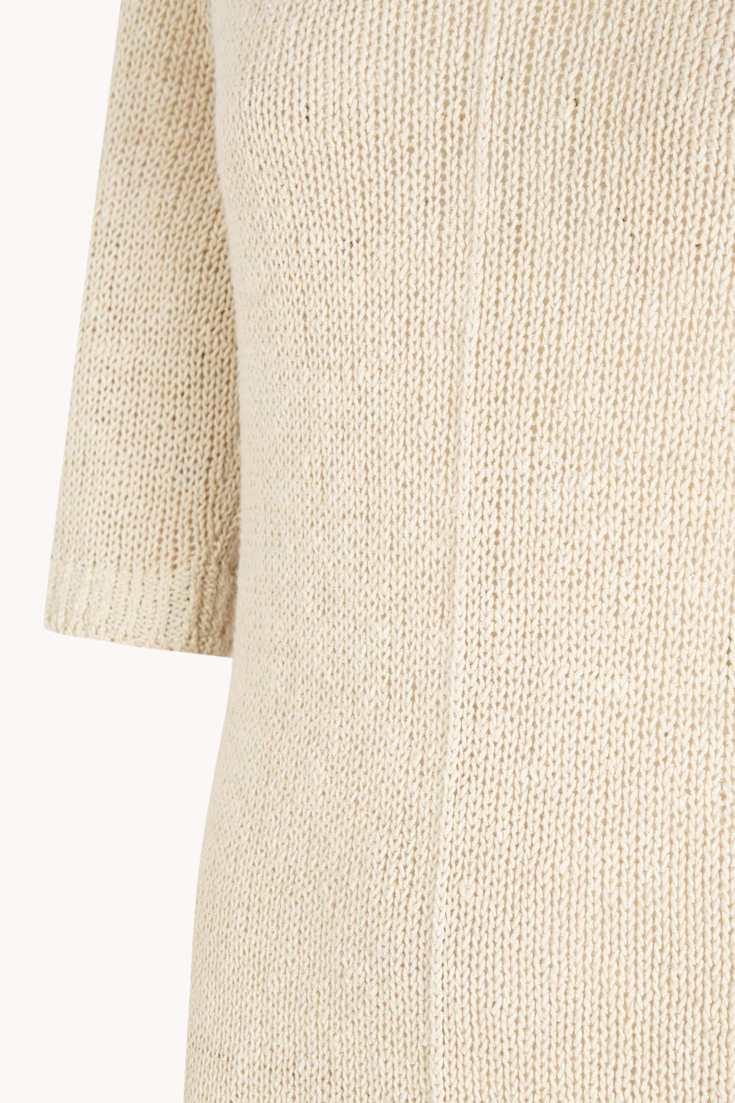 Sylva, vestido largo de punto crudo