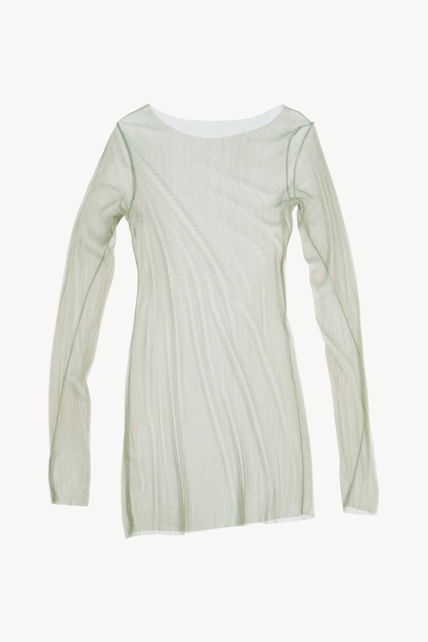 t de tul, silk tulle top platine