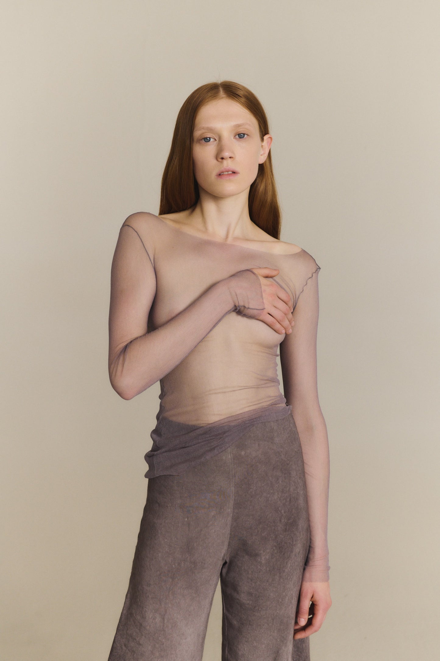 tulle top, L&amp;L granite top