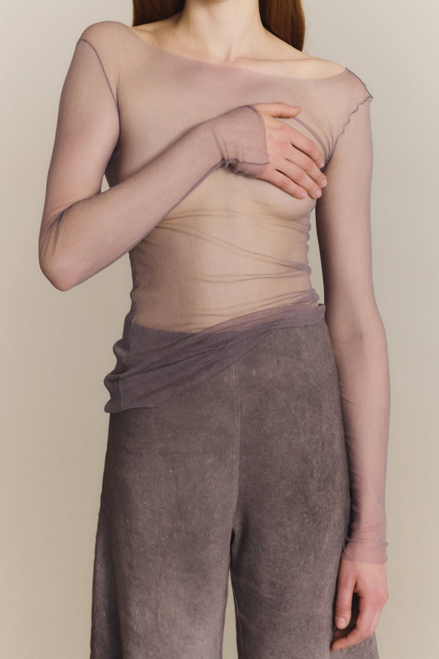 tulle top, L&amp;L granite top