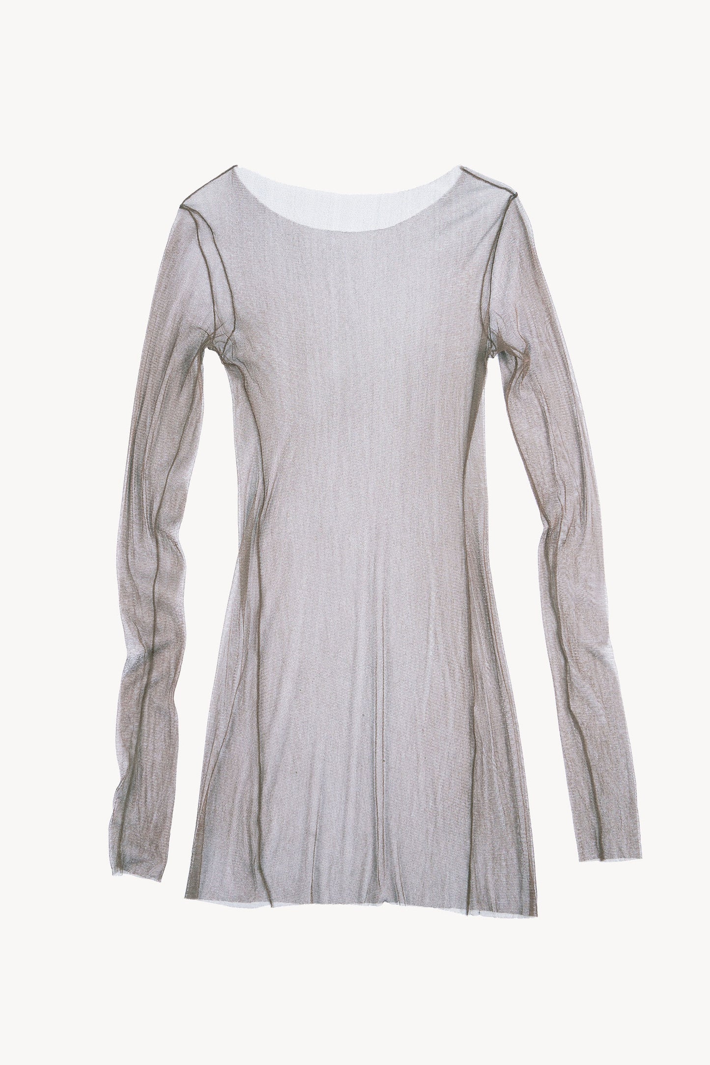 t de tul, tulle top chestnut