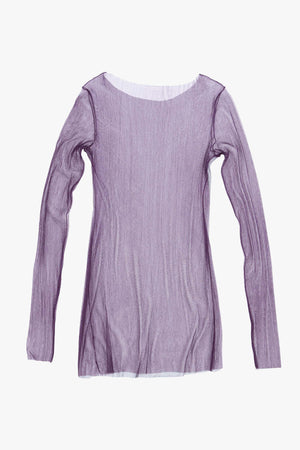 T de tul, top dark purple