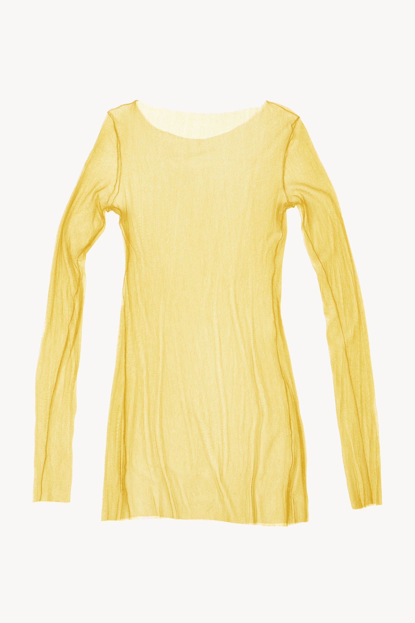 t de tul, silk tulle top jaune 02