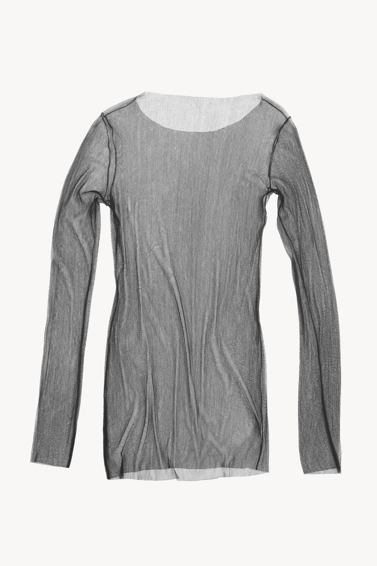 t de tul, top black