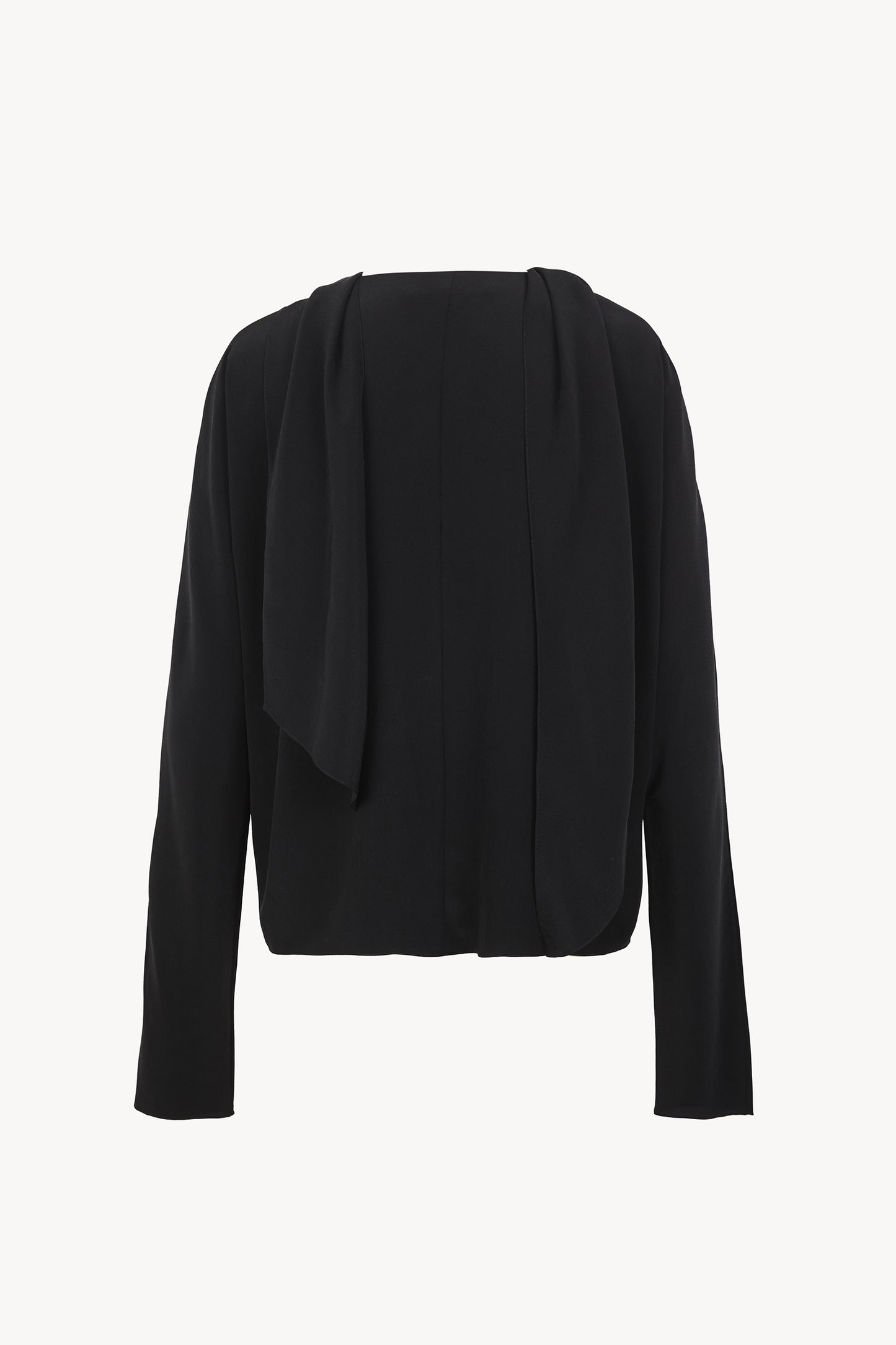 Tala, black silk blouse