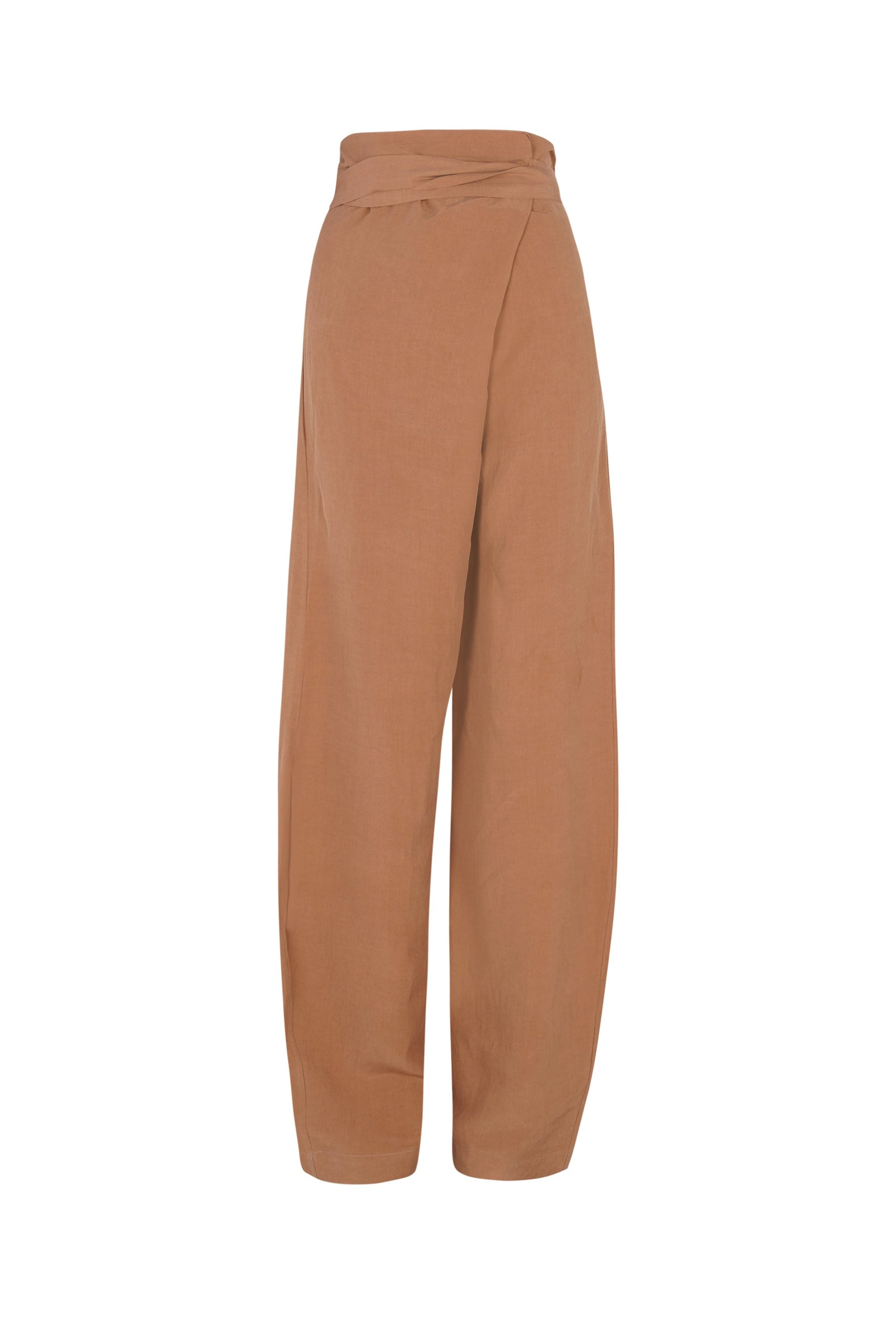 Cortana - Tanami, terracota linen and silk pants