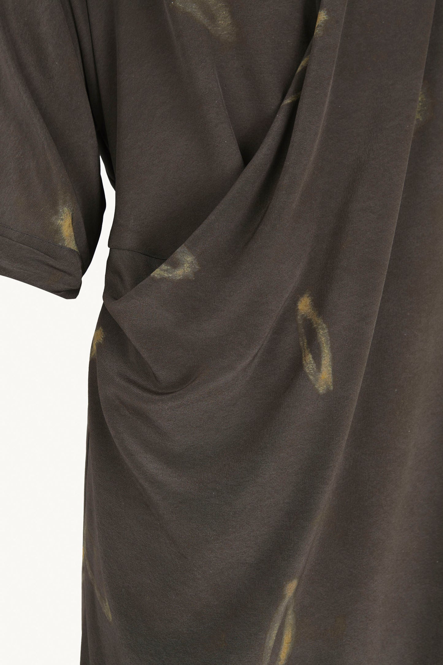 Thea, vestido largo de seda soma print