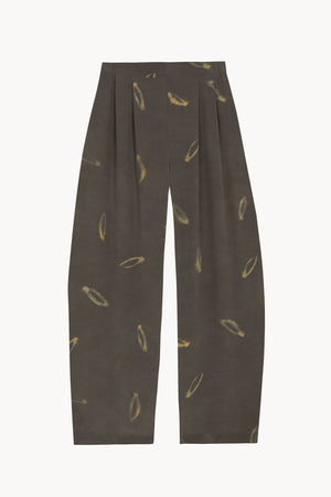 Thea, soma print silk trousers