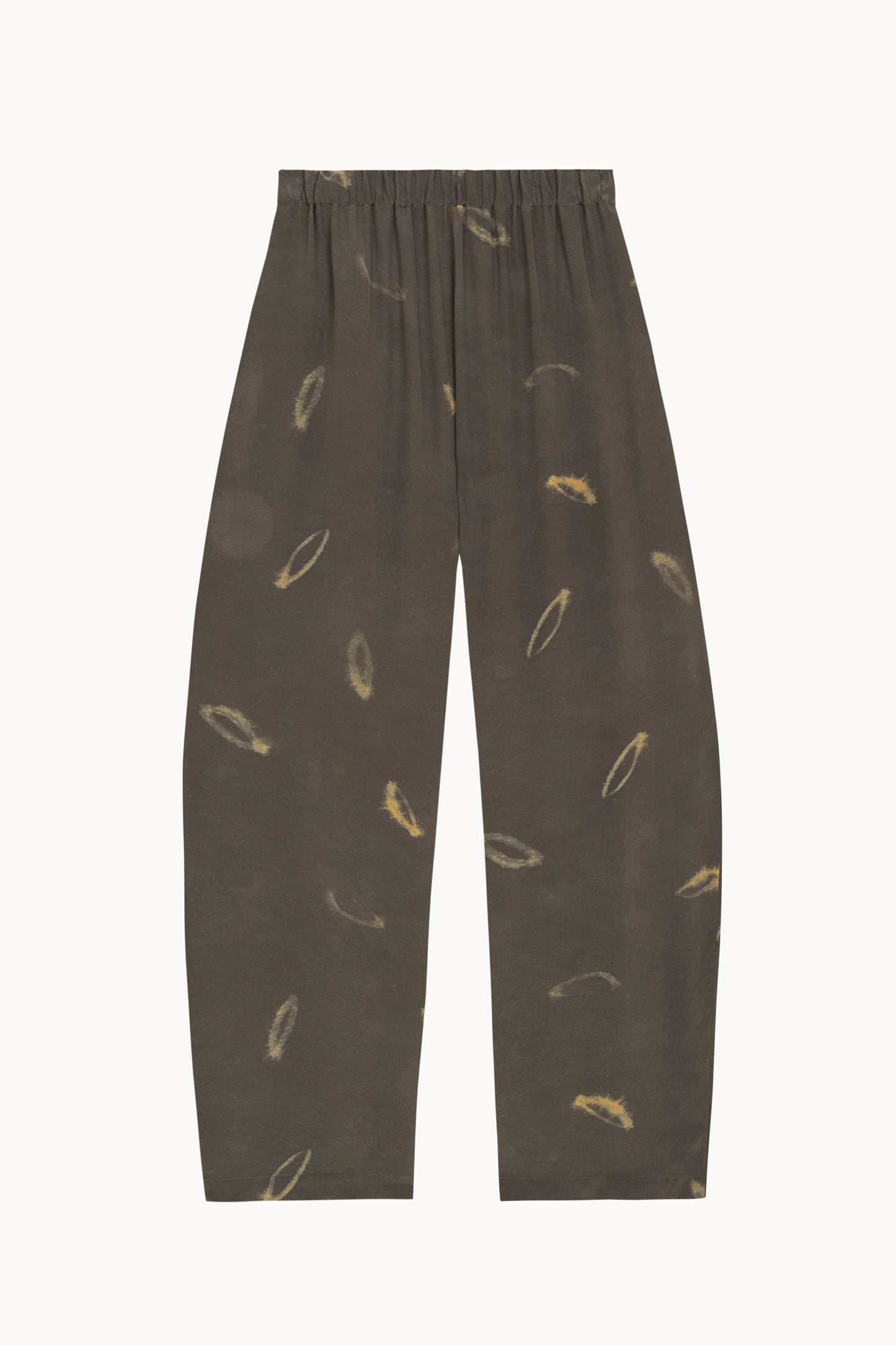 Thea, soma print silk trousers