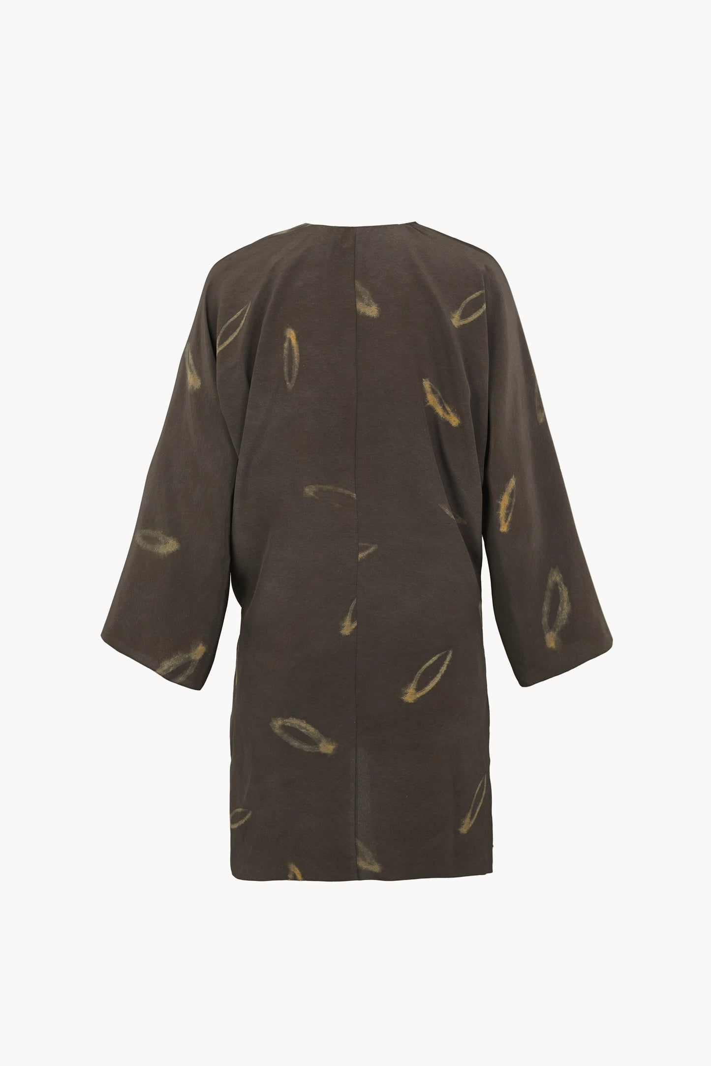 Thea, soma print silk wide blouse