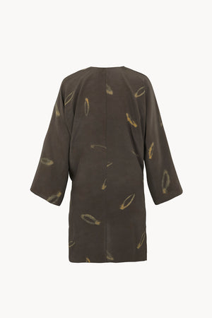 Thea, soma print silk wide blouse