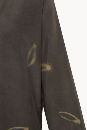 Thea, soma print silk wide blouse