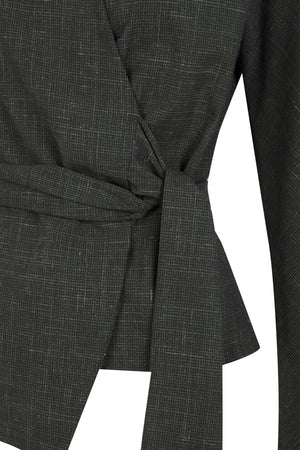 Tiempo, green jacquard jacket