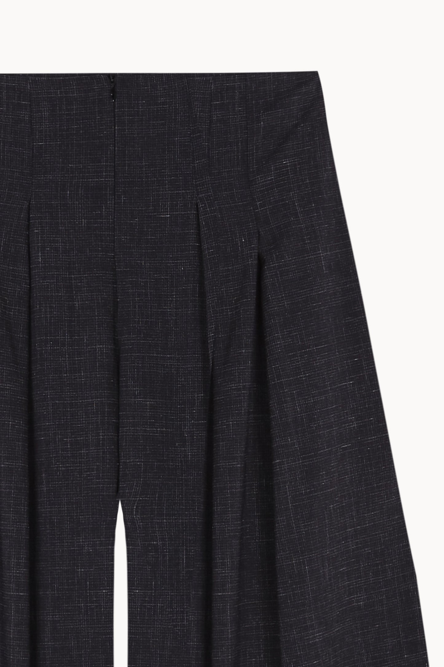 Tiempo, pantalon negro de lana virgen y seda